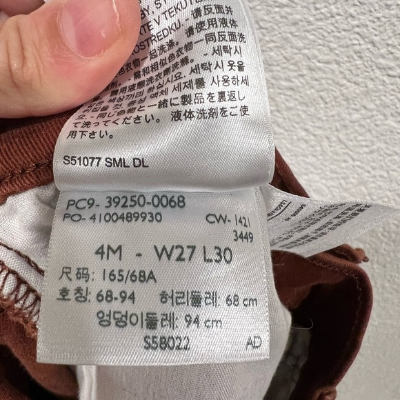 Levi’s Classic Straight Jean Size 4 W27 L30 - Picture 5 of 6